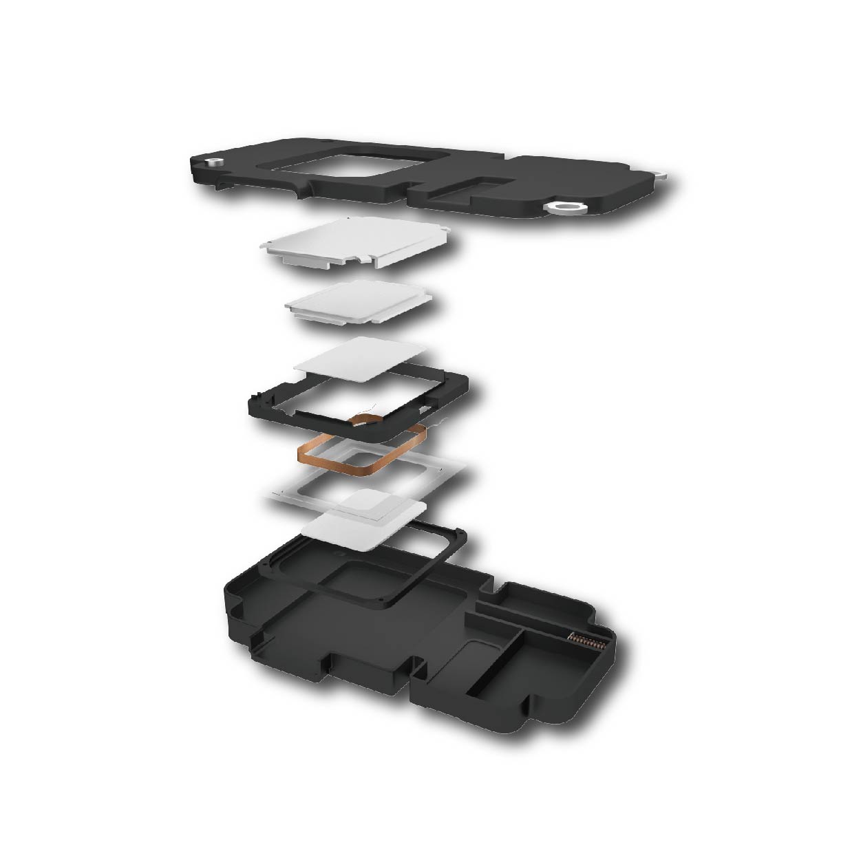 Exploded acoustic component